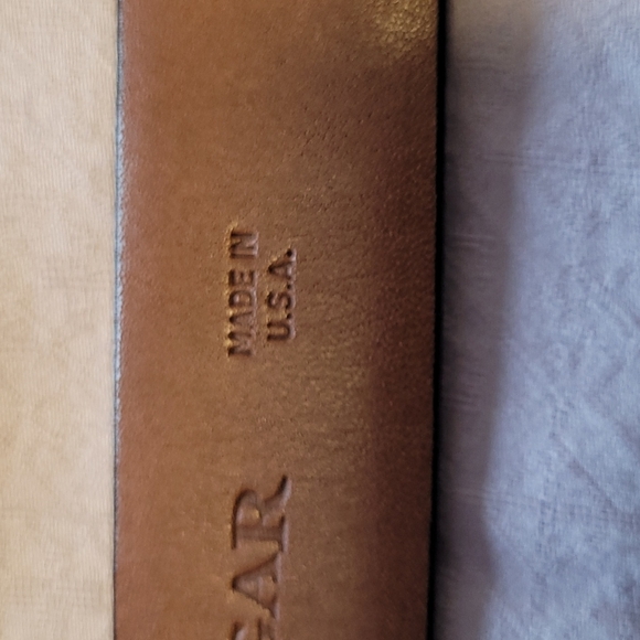 Trafalgar men's size 36" black leather croc embossed belt Made in USA - Picture 10 of 14